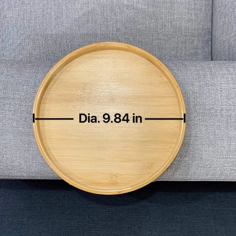Clip-on sofa tray – Natural wood