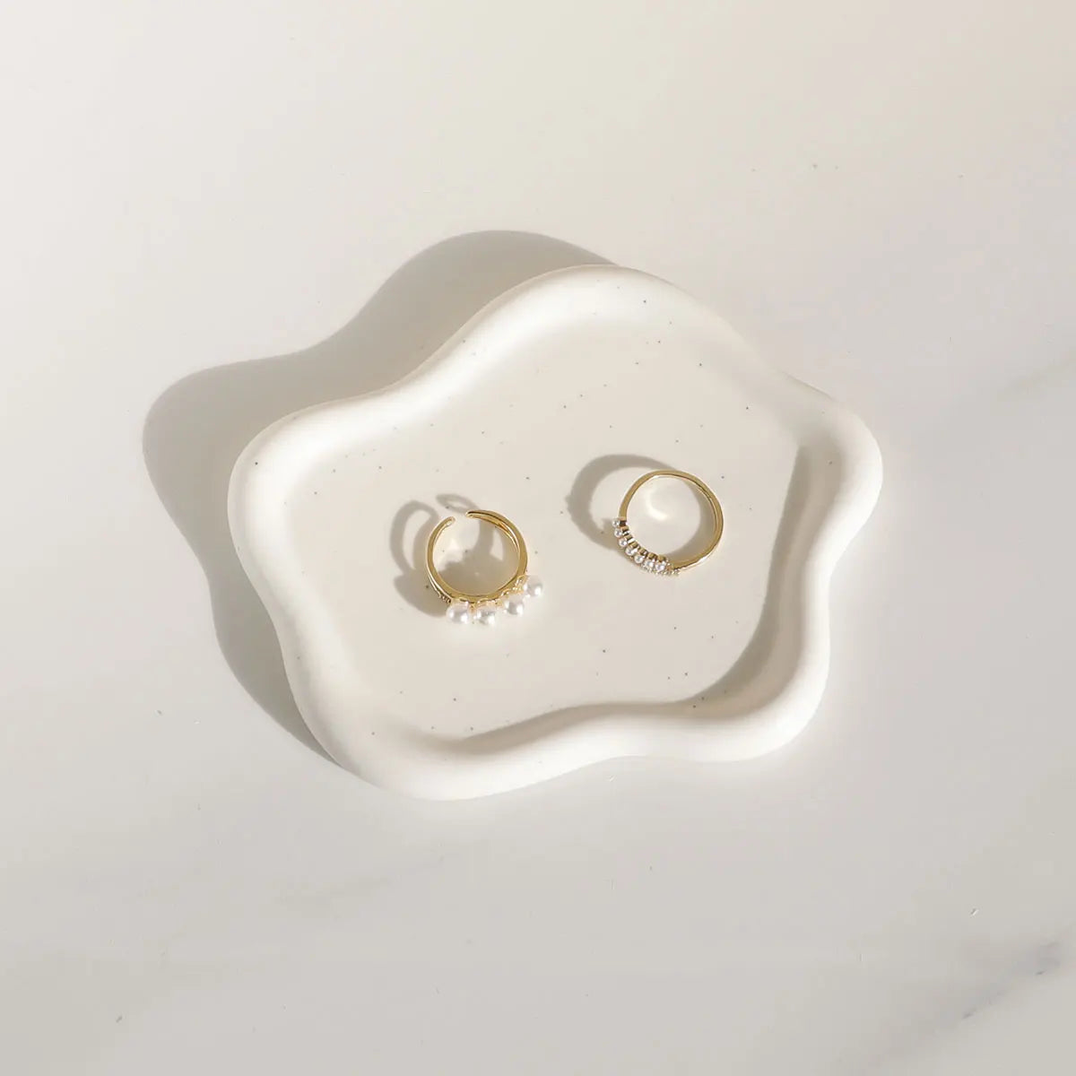 Ceramic Jewelry Tray - Cloud Shape