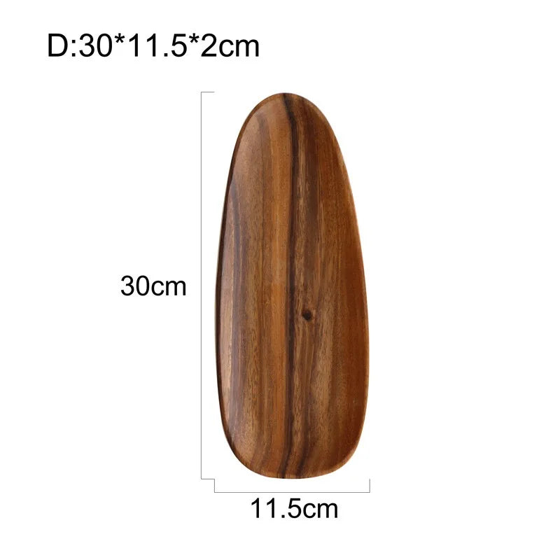 Irregular Oval Wooden Trays – Natural Services and Decorations
