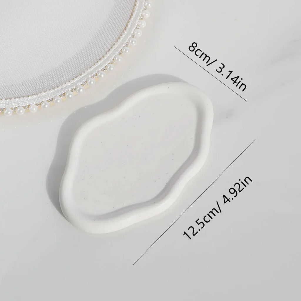 Ceramic Jewelry Tray - Cloud Shape