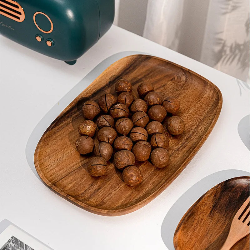 Irregular Oval Wooden Trays – Natural Services and Decorations
