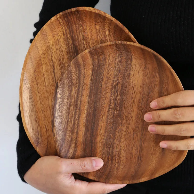 Irregular Oval Wooden Trays – Natural Services and Decorations