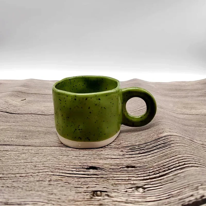 Speckled Ceramic Mugs – Handcrafted and Colorful Design