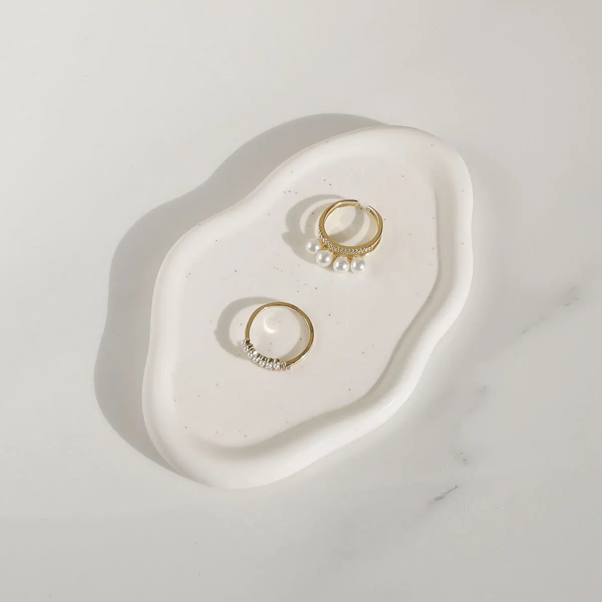 Ceramic Jewelry Tray - Cloud Shape