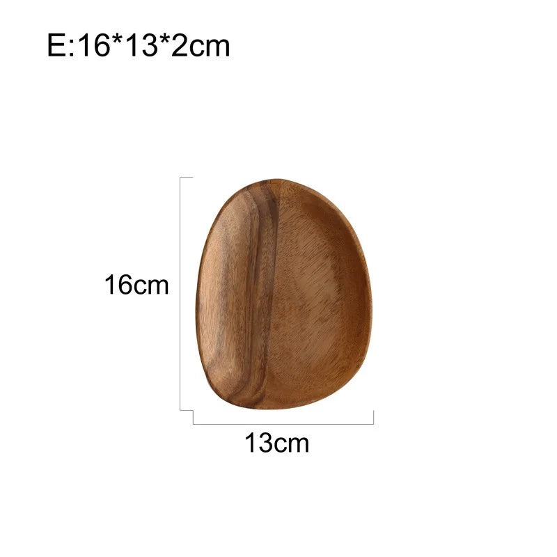 Irregular Oval Wooden Trays – Natural Services and Decorations