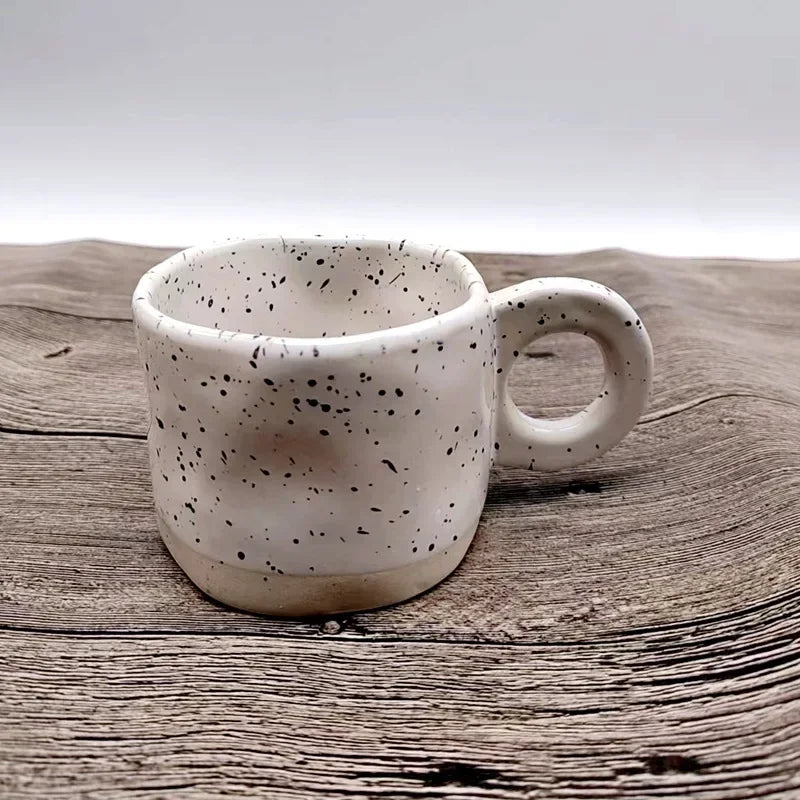 Speckled Ceramic Mugs – Handcrafted and Colorful Design