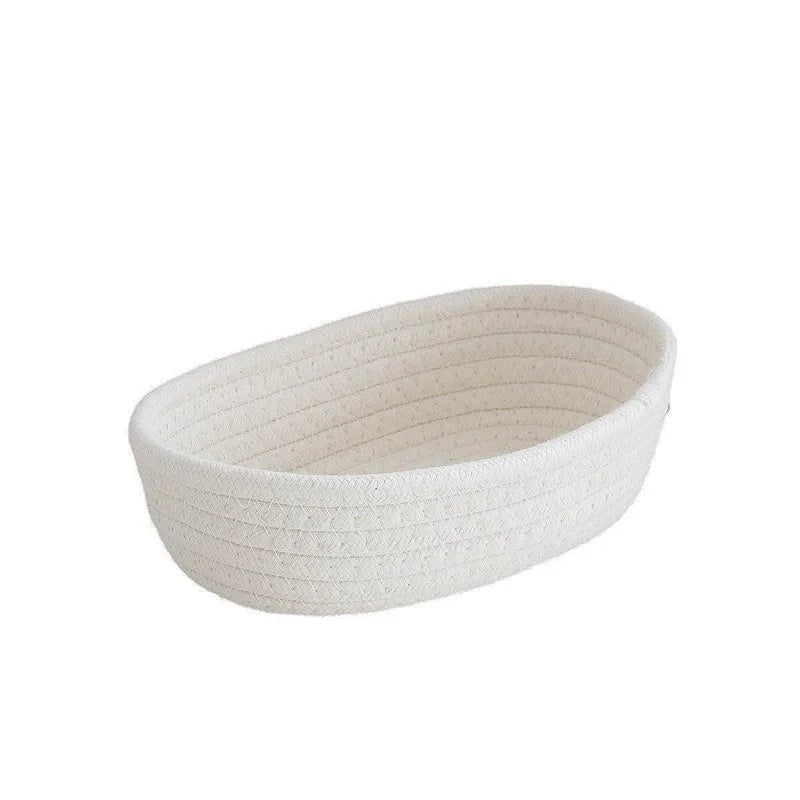 Paniers de rangement en corde de coton – Style nordique