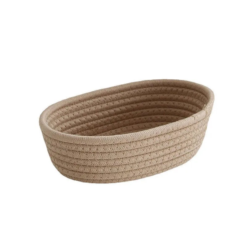 Paniers de rangement en corde de coton – Style nordique